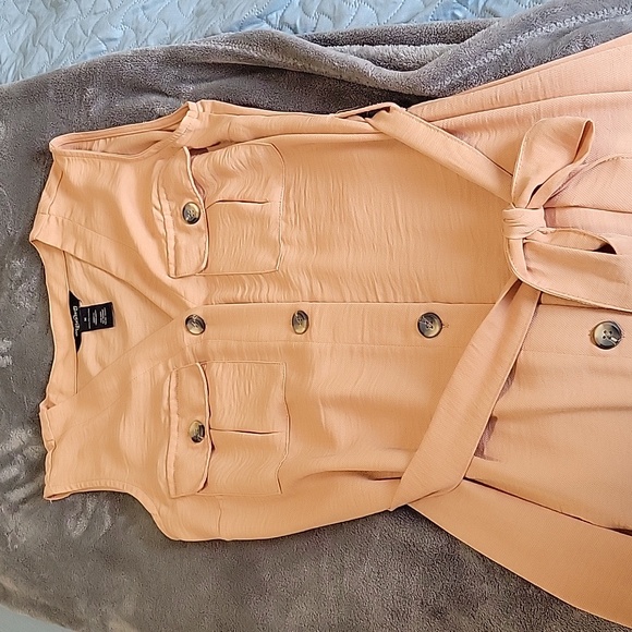 Peachy orange/tan dress - Picture 5 of 5